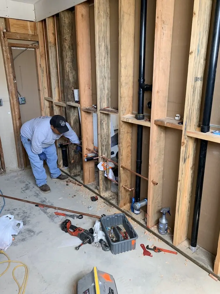 Commercial rough-in plumbing for Gas Line Repair in Uptown Whittier
